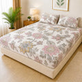 Printed 3 Piece's Quilted Bedsheets Set (100% Waterproof) New Arrivals! Luxury Bedsheet tm-0015