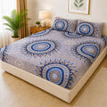 Printed 3 Piece's Quilted Bedsheets Set (100% Waterproof) New Arrivals! Luxury Bedsheet tm-0018
