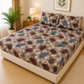 Printed 3 Piece's Quilted Bedsheets Set (100% Waterproof) New Arrivals! Luxury Bedsheet tm-CH04