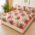 Printed 3 Piece's Quilted Bedsheets Set (100% Waterproof) New Arrivals! Luxury Bedsheet tm-CH02