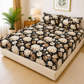 Printed 3 Piece's Quilted Bedsheets Set (100% Waterproof) New Arrivals! Luxury Bedsheet tm-CH01
